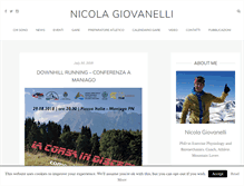 Tablet Screenshot of nicolagiovanelli.com